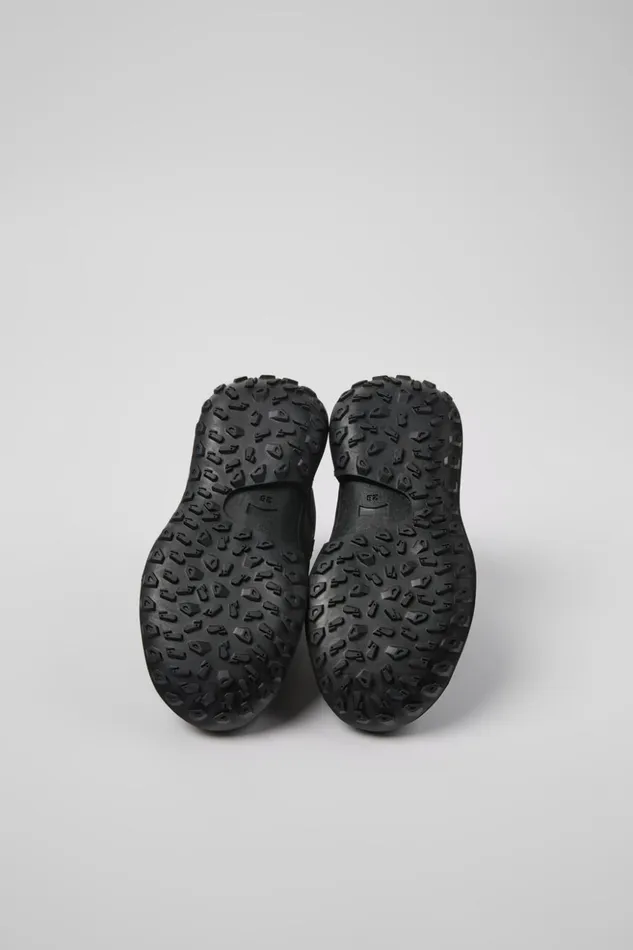 Kids CRCLR Black Textile And Leather Ankle Boots For Kids Camper Boots Kids CRCLR Black Textile And Leather Ankle Boots For Kids Camper Boots