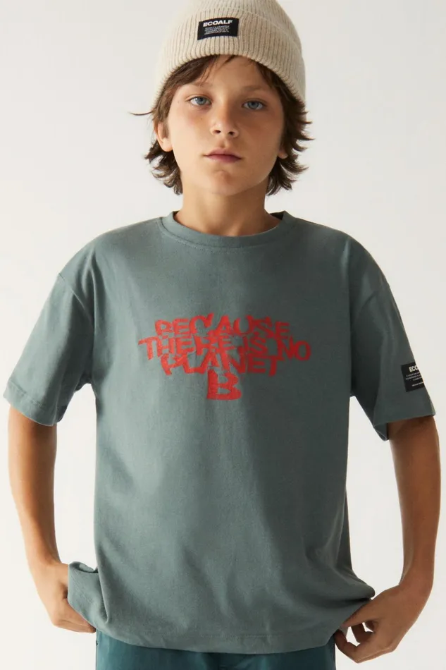 Kids Green Cedar TShirt Ecoalf TShirts