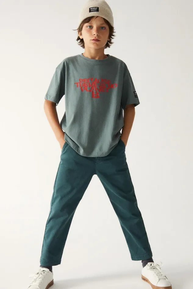 Kids Green Cedar TShirt Ecoalf TShirts