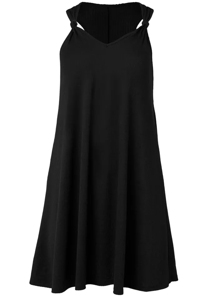 KNOT DETAIL MINI DRESS Black Women VENUS Sundresses