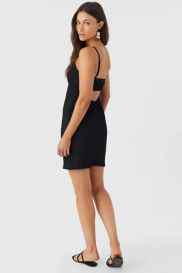 LISE TEXTURED KNIT DRESS Black Women O039NEILL Clothing