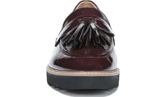 Loafers Women Franco Sarto Franco Carolynn Loafer Burgundy Faux Patent