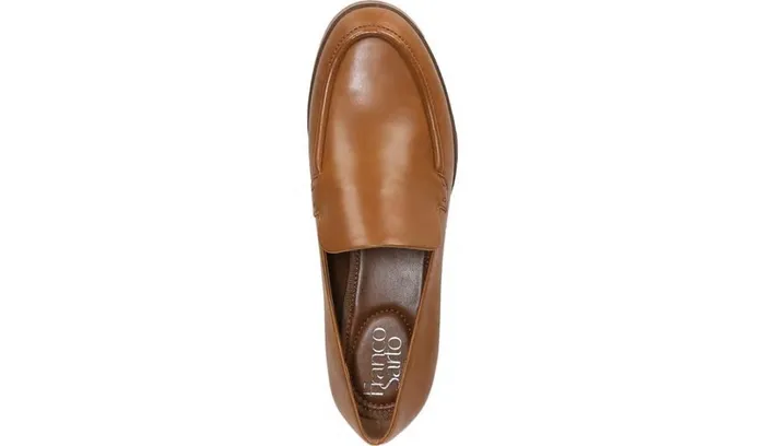 Loafers Women Franco Sarto Franco Newbocca Loafer Cognac Leather