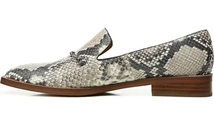 Loafers Women Franco Sarto Sarto Basha 2 Loafer Roccia Snake Print Leather