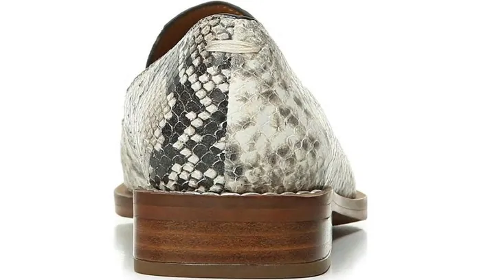 Loafers Women Franco Sarto Sarto Basha 2 Loafer Roccia Snake Print Leather