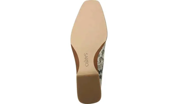 Loafers Women Franco Sarto Sarto Basha 2 Loafer Roccia Snake Print Leather