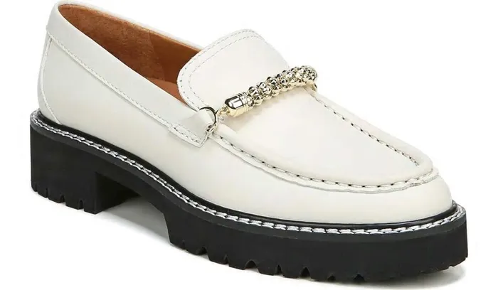 Loafers Women Franco Sarto Sarto Domina Loafer Putty Leather