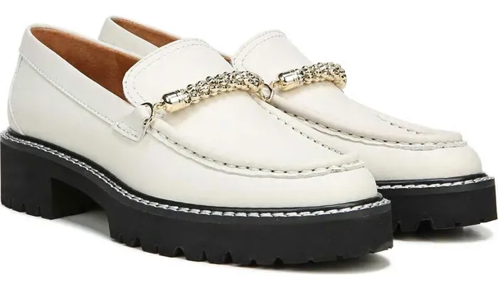 Loafers Women Franco Sarto Sarto Domina Loafer Putty Leather