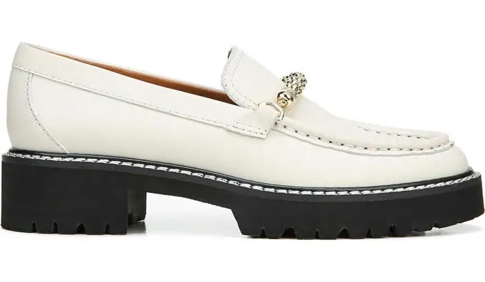 Loafers Women Franco Sarto Sarto Domina Loafer Putty Leather