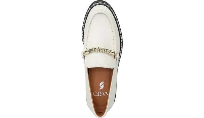 Loafers Women Franco Sarto Sarto Domina Loafer Putty Leather