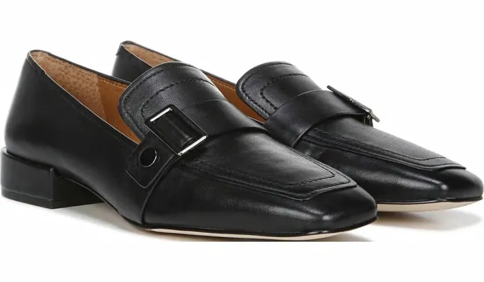 Loafers Women Franco Sarto Sarto Forza Loafer Black Leather