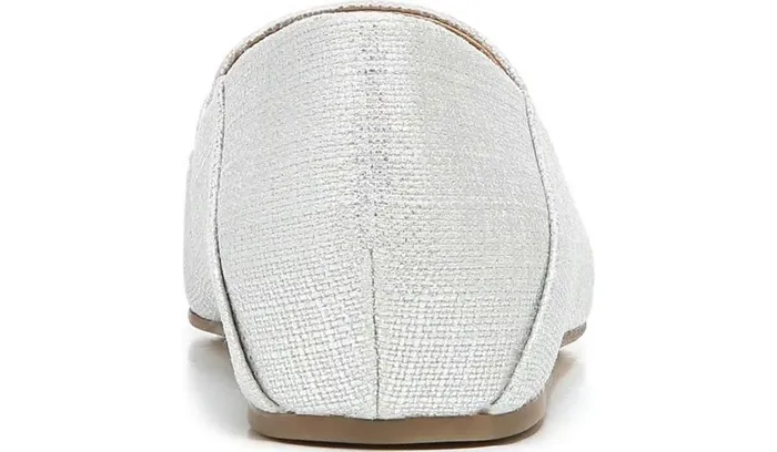Loafers Women Franco Sarto Sarto Tamra Loafer Silver Fabric