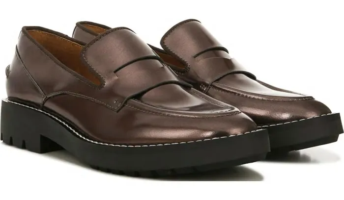 Loafers Women Franco Sarto Sarto Tivoli Loafer Bronze Leather