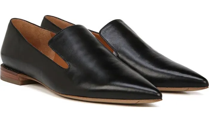 Loafers Women Franco Sarto Sarto Topaz Loafer Black Leather