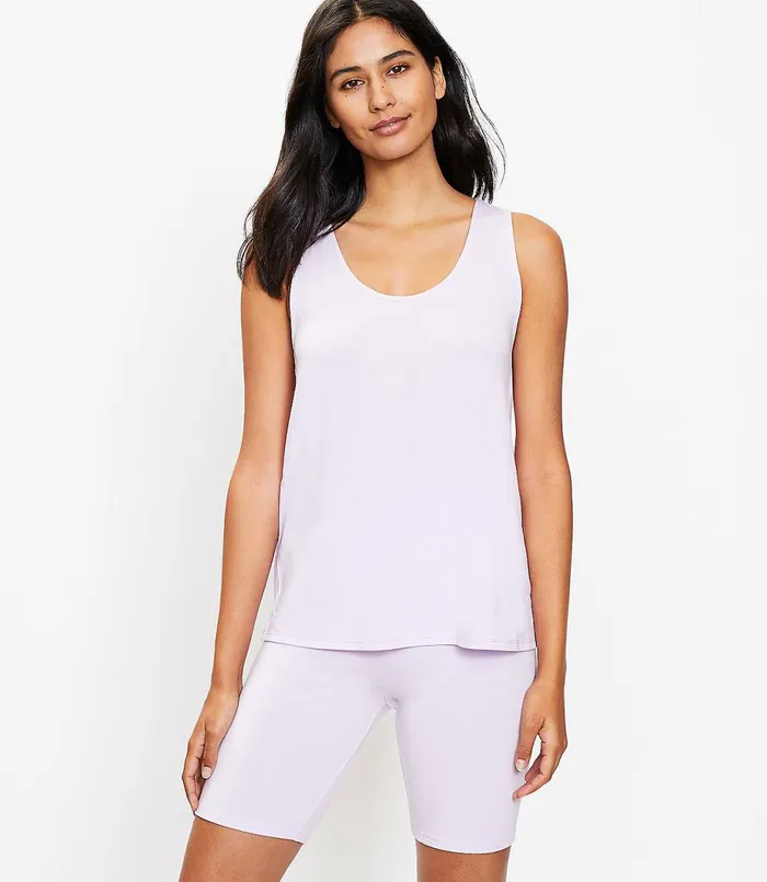 LOFT LOFT Daydream Luxe Knit Pajama Tank Women Sleepwear