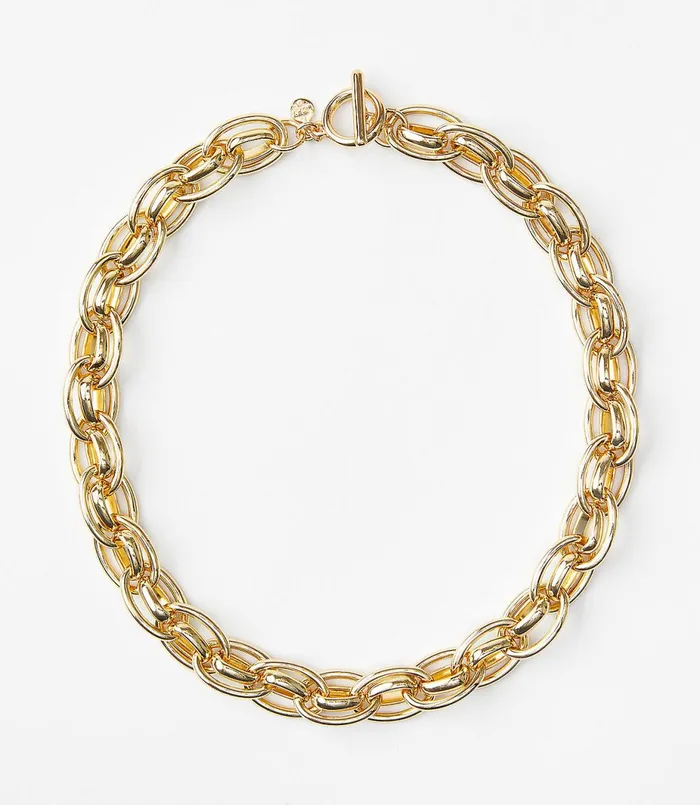 LOFT Twist Chain Necklace Gold Women Jewelry