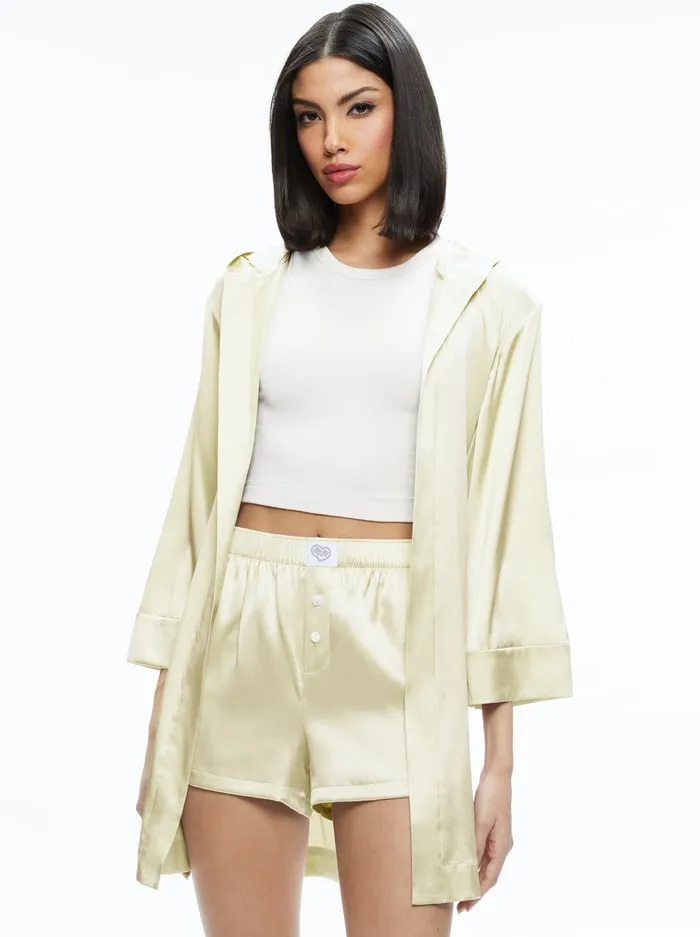 Loungewear Women Alice Olivia Big Feelings Jenny Boxer Champagne