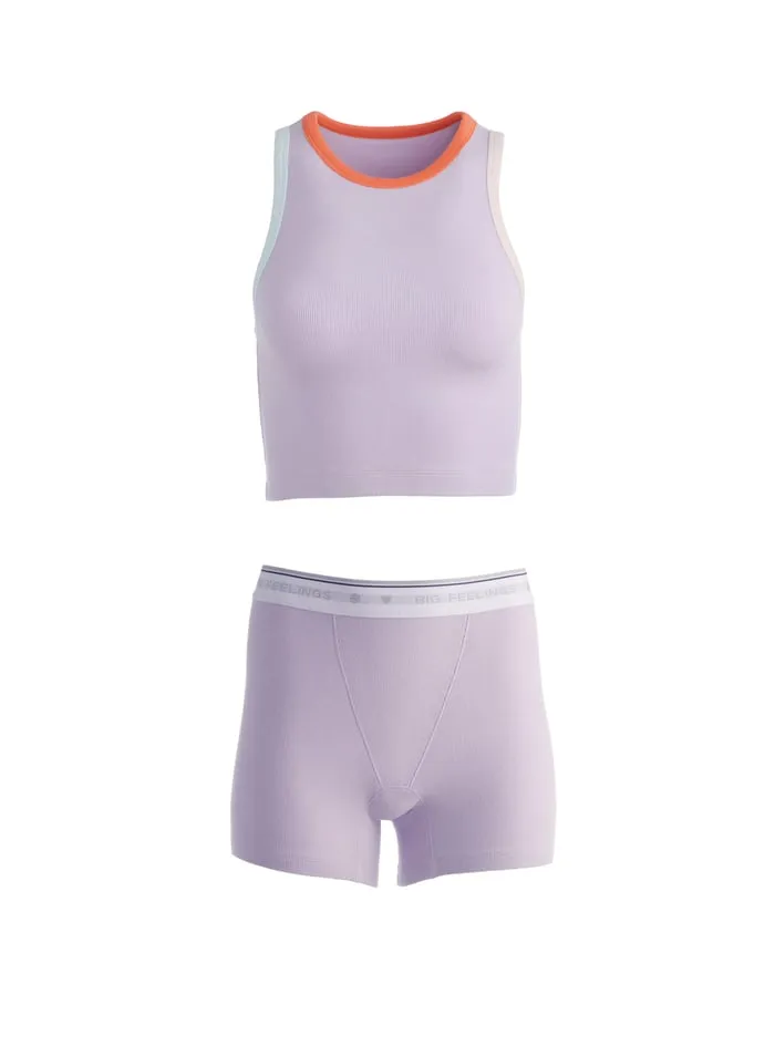 Loungewear Women Alice Olivia Big Feelings Stacey Pj Set Calming Lavender