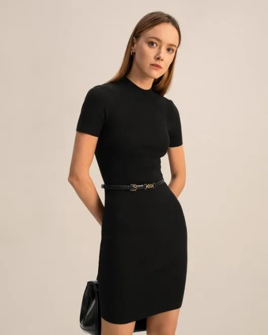 LS Clasp Leather Skinny Belt Women Belts Lilysilk Hats