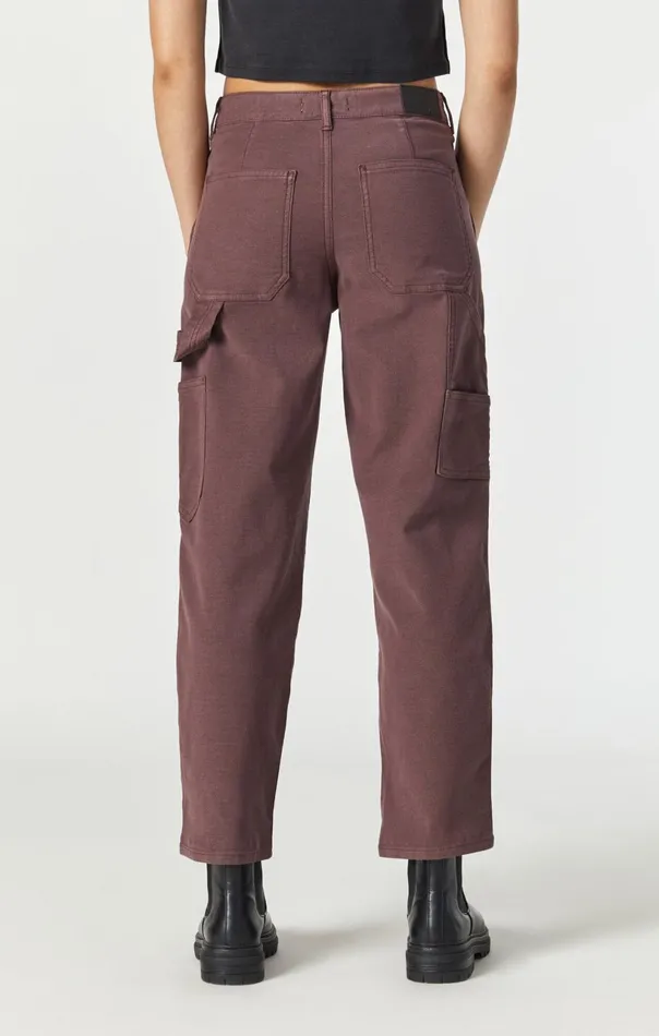 Luisa Straight Leg In Mahogany Luxe Twill Women Mavi Jeans Pants Luisa Straight Leg In Mahogany Luxe Twill Women Mavi Jeans Pants