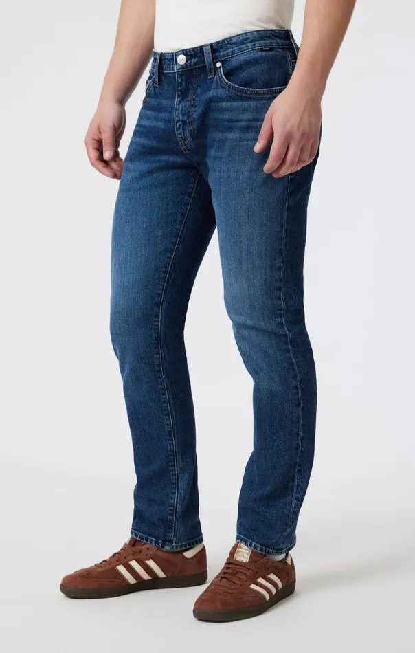 Marcus Slim Straight Leg In Dark Brushed Classic Blue Men Mavi Jeans Denim Marcus Slim Straight Leg In Dark Brushed Classic Blue Men Mavi Jeans Denim