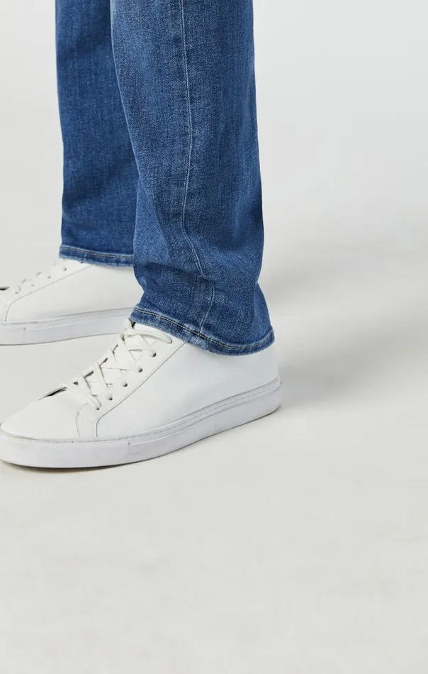 Marcus Slim Straight Leg Jeans In Mid Foggy Feather Blue Men Mavi Jeans Denim Marcus Slim Straight Leg Jeans In Mid Foggy Feather Blue Men Mavi Jeans Denim