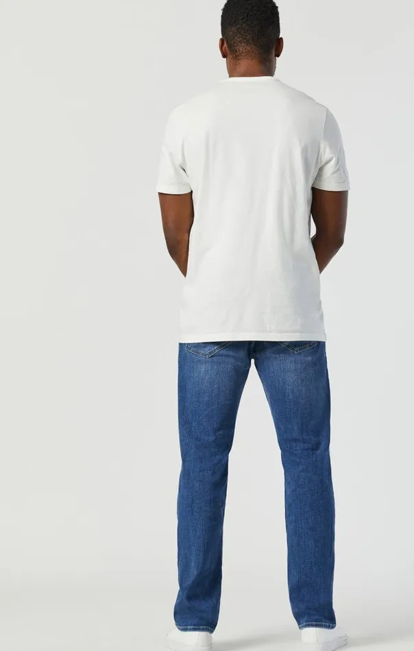 Marcus Slim Straight Leg Jeans In Mid Foggy Feather Blue Men Mavi Jeans Denim Marcus Slim Straight Leg Jeans In Mid Foggy Feather Blue Men Mavi Jeans Denim