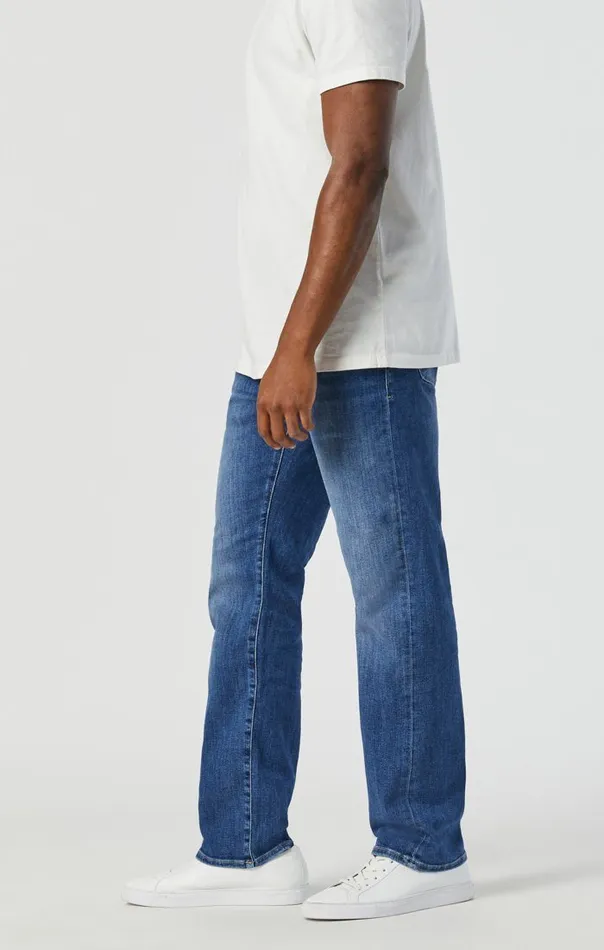 Marcus Slim Straight Leg Jeans In Mid Foggy Feather Blue Men Mavi Jeans Denim Marcus Slim Straight Leg Jeans In Mid Foggy Feather Blue Men Mavi Jeans Denim
