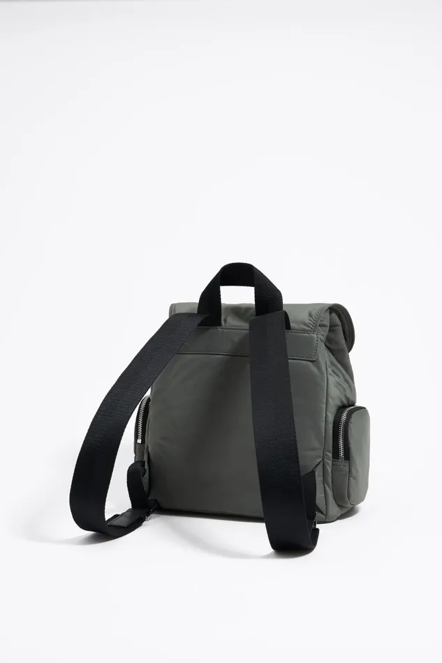 Medium Graygreen Pocket Backpack Greenish Grey Women Bimba Y Lola Backpacks And Bumbags Medium Graygreen Pocket Backpack Greenish Grey Women Bimba Y Lola Backpacks And Bumbags
