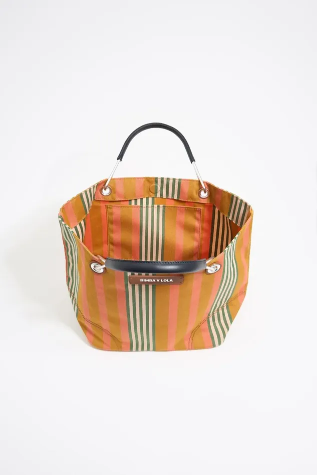 Medium Ocher Canopy Shopper Bag Ochre Women Bimba Y Lola Shoppers Medium Ocher Canopy Shopper Bag Ochre Women Bimba Y Lola Shoppers