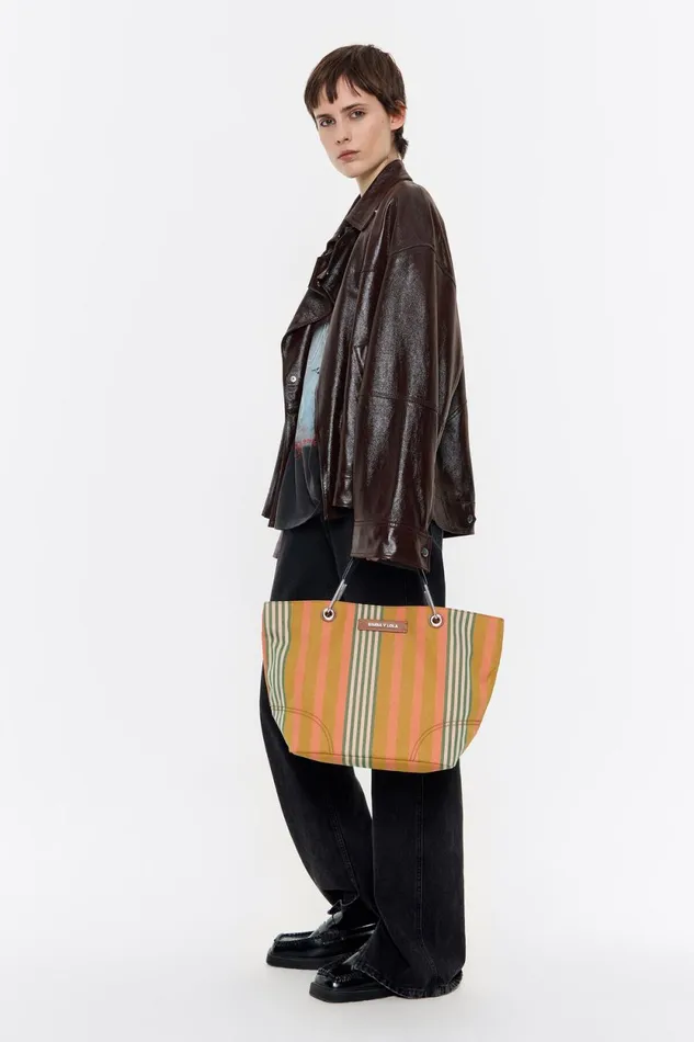 Medium Ocher Canopy Shopper Bag Ochre Women Bimba Y Lola Shoppers Medium Ocher Canopy Shopper Bag Ochre Women Bimba Y Lola Shoppers