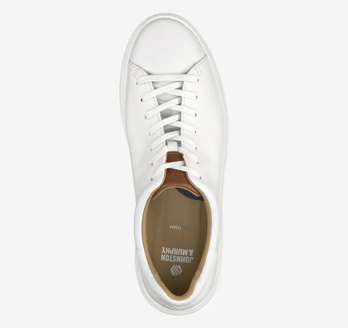 Men Anders LaceToToe White Full Grain JohnstonandMurphy LaceUps Men Anders LaceToToe White Full Grain JohnstonandMurphy LaceUps