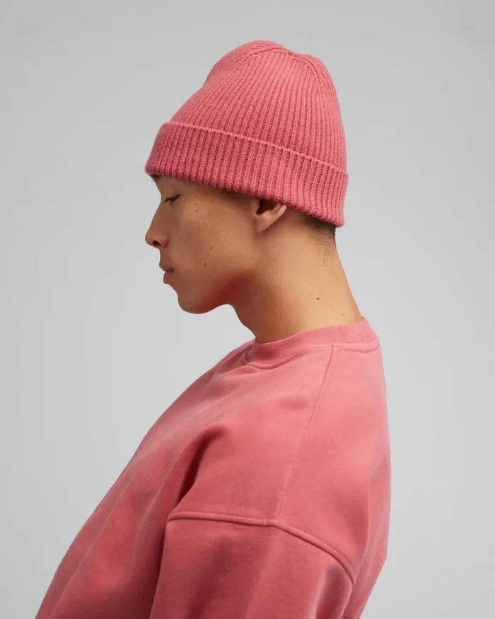 Men Beanies Colorful Standard Merino Wool Beanie Optical White
