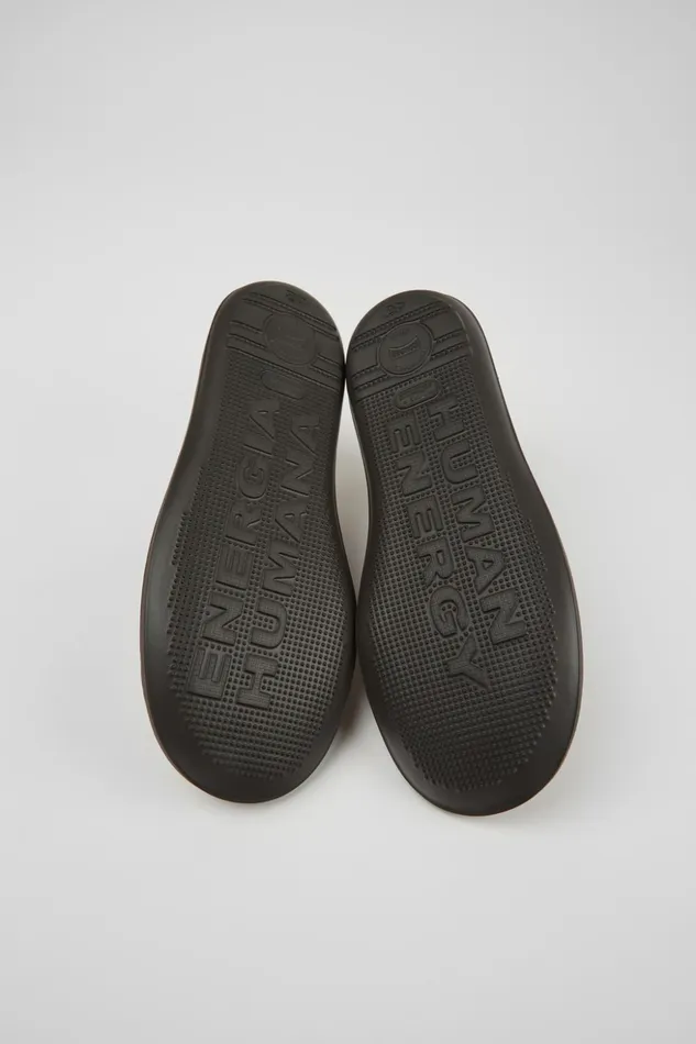 Men Beetle Brown Leather Shoes Camper Casual Shoes Men Beetle Brown Leather Shoes Camper Casual Shoes