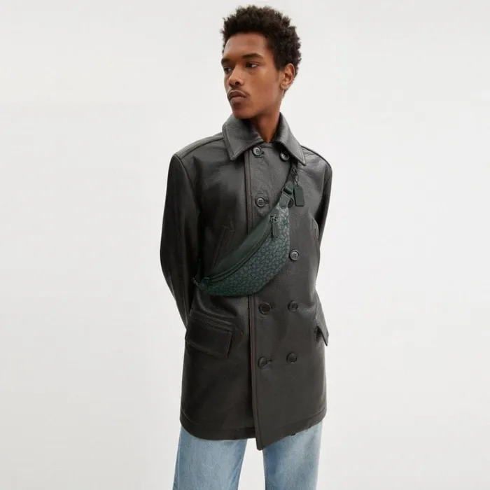 Men Belt Bags Coach Charter Belt Bag 7 In Micro Signature Jacquard Amazon Green Men Belt Bags Coach Charter Belt Bag 7 In Micro Signature Jacquard Amazon Green