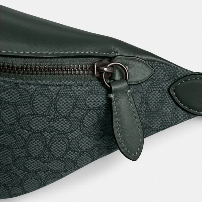 Men Belt Bags Coach Charter Belt Bag 7 In Micro Signature Jacquard Amazon Green Men Belt Bags Coach Charter Belt Bag 7 In Micro Signature Jacquard Amazon Green