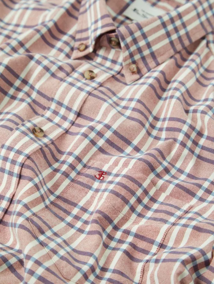 Men Ben Sherman Heritage Check Shirts Classic Oxford Check LongSleeve Shirt Men Ben Sherman Heritage Check Shirts Classic Oxford Check LongSleeve Shirt