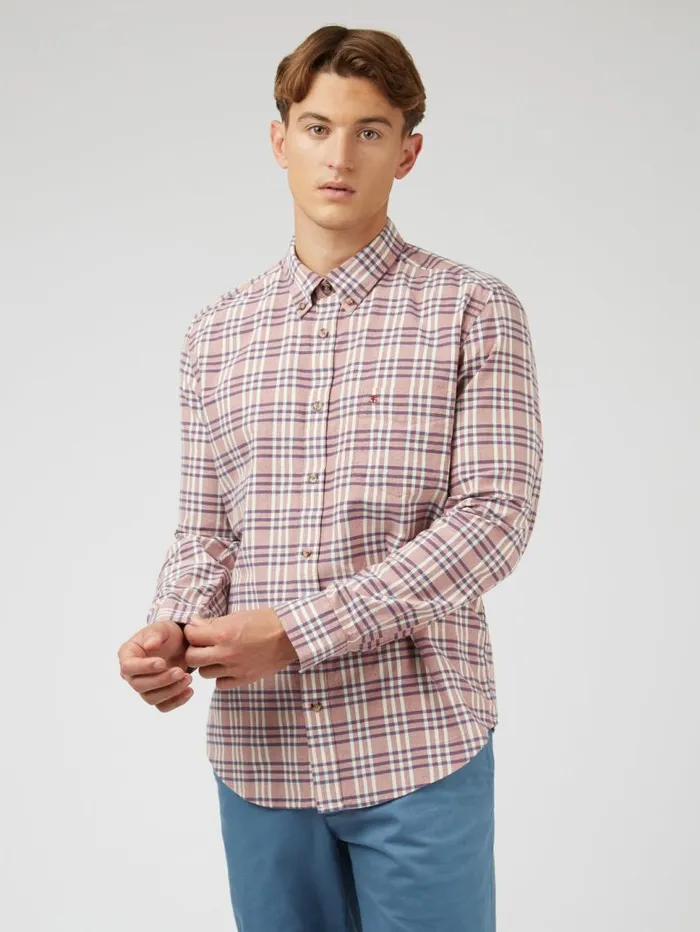 Men Ben Sherman Heritage Check Shirts Classic Oxford Check LongSleeve Shirt Men Ben Sherman Heritage Check Shirts Classic Oxford Check LongSleeve Shirt