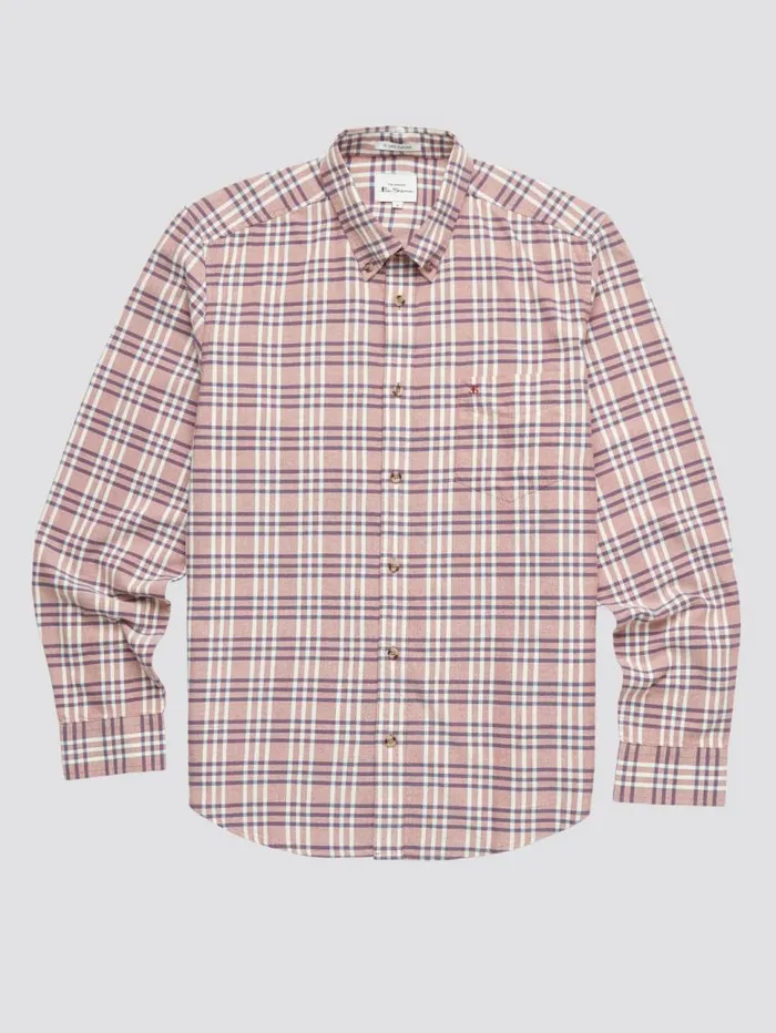 Men Ben Sherman Heritage Check Shirts Classic Oxford Check LongSleeve Shirt Men Ben Sherman Heritage Check Shirts Classic Oxford Check LongSleeve Shirt