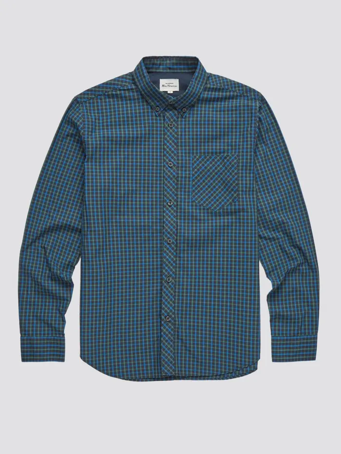 Men Ben Sherman Heritage Check Shirts Signature LongSleeve House Check Shirt 8211 Dark Emerald Men Ben Sherman Heritage Check Shirts Signature LongSleeve House Check Shirt 8211 Dark Emerald