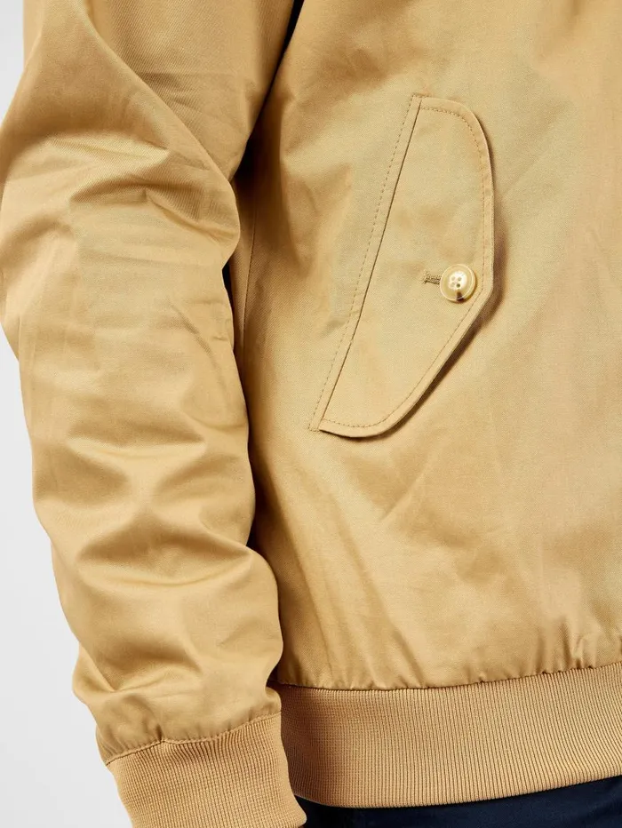 Men Ben Sherman Jackets and Outerwear Signature Harrington Jacket 8211 Sand