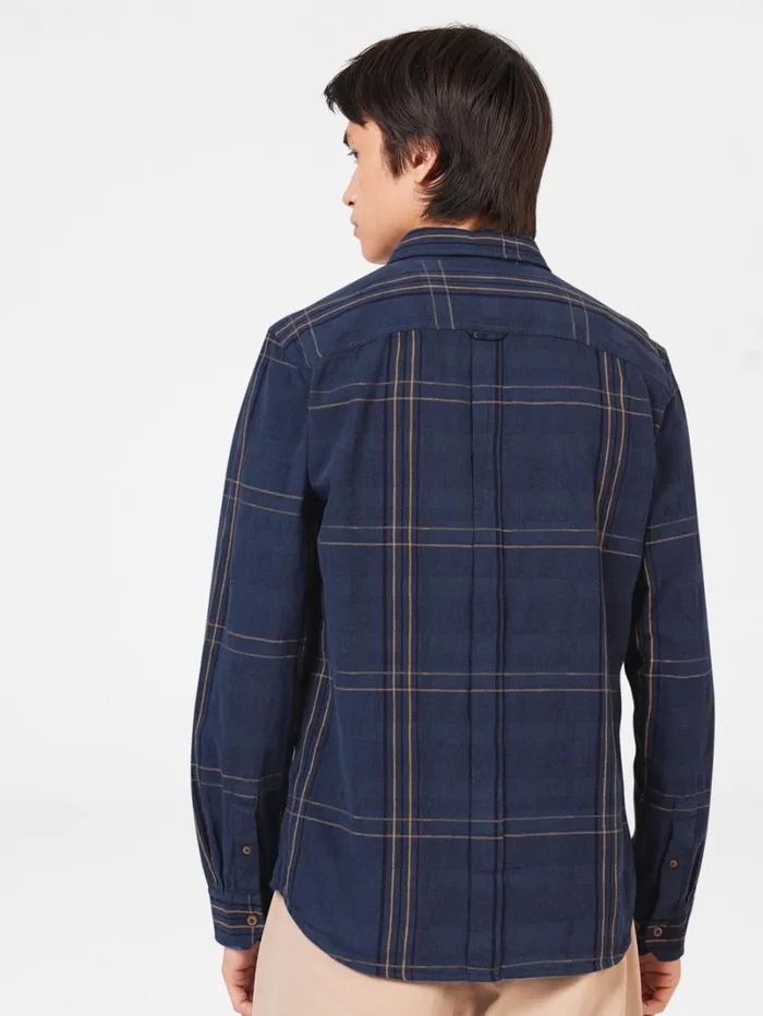 Men Ben Sherman Long Sleeve Shirts B By Indigo Check Shirt Men Ben Sherman Long Sleeve Shirts B By Indigo Check Shirt