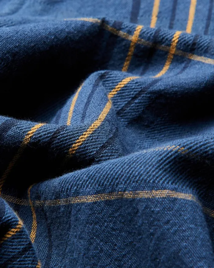 Men Ben Sherman Long Sleeve Shirts B By Indigo Check Shirt Men Ben Sherman Long Sleeve Shirts B By Indigo Check Shirt