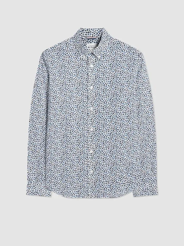 Men Ben Sherman Long Sleeve Shirts Ditsy Floral Print Long Sleeve Shirt Men Ben Sherman Long Sleeve Shirts Ditsy Floral Print Long Sleeve Shirt