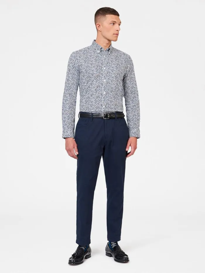 Men Ben Sherman Long Sleeve Shirts Ditsy Floral Print Long Sleeve Shirt Men Ben Sherman Long Sleeve Shirts Ditsy Floral Print Long Sleeve Shirt