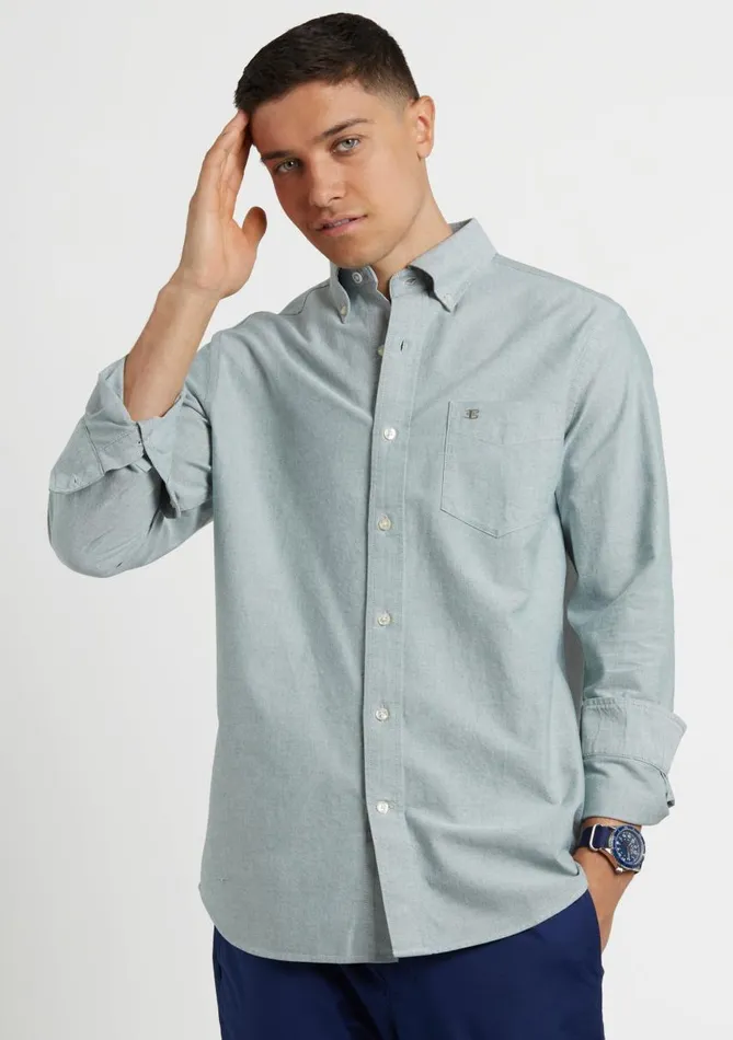 Men Ben Sherman Oxford Shirts Brighton Oxford Organic Shirt 8211 Forest Green Men Ben Sherman Oxford Shirts Brighton Oxford Organic Shirt 8211 Forest Green