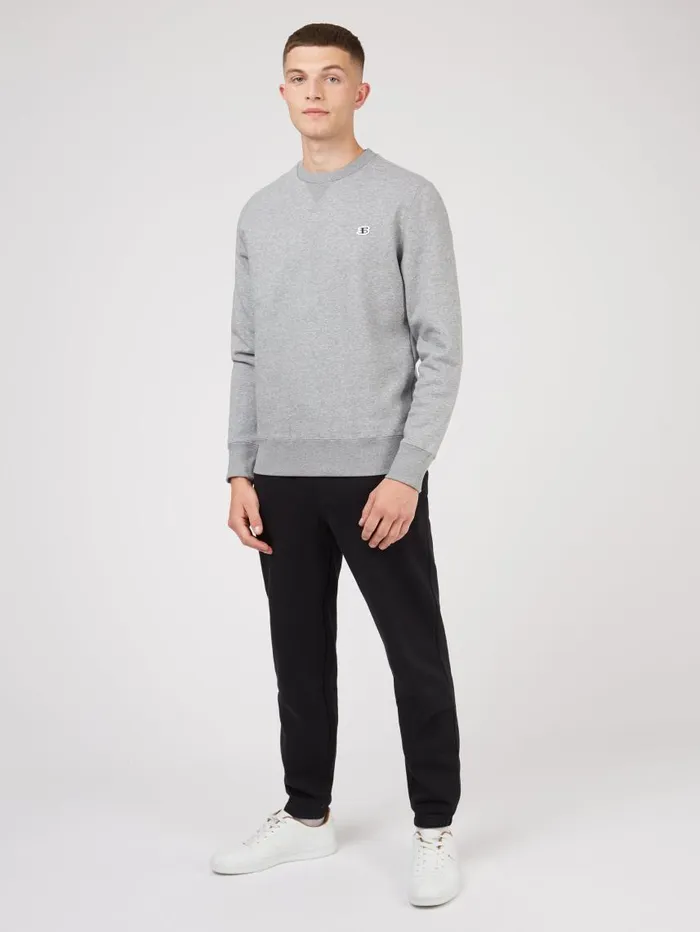 Men Ben Sherman Sweatshirts and Hoodies B By Crewneck Sweatshirt 8211 Steel