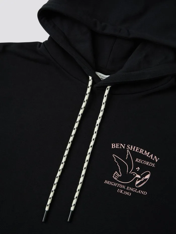 Men Ben Sherman Sweatshirts and Hoodies Brighton Records Graphic Hoodie Men Ben Sherman Sweatshirts and Hoodies Brighton Records Graphic Hoodie