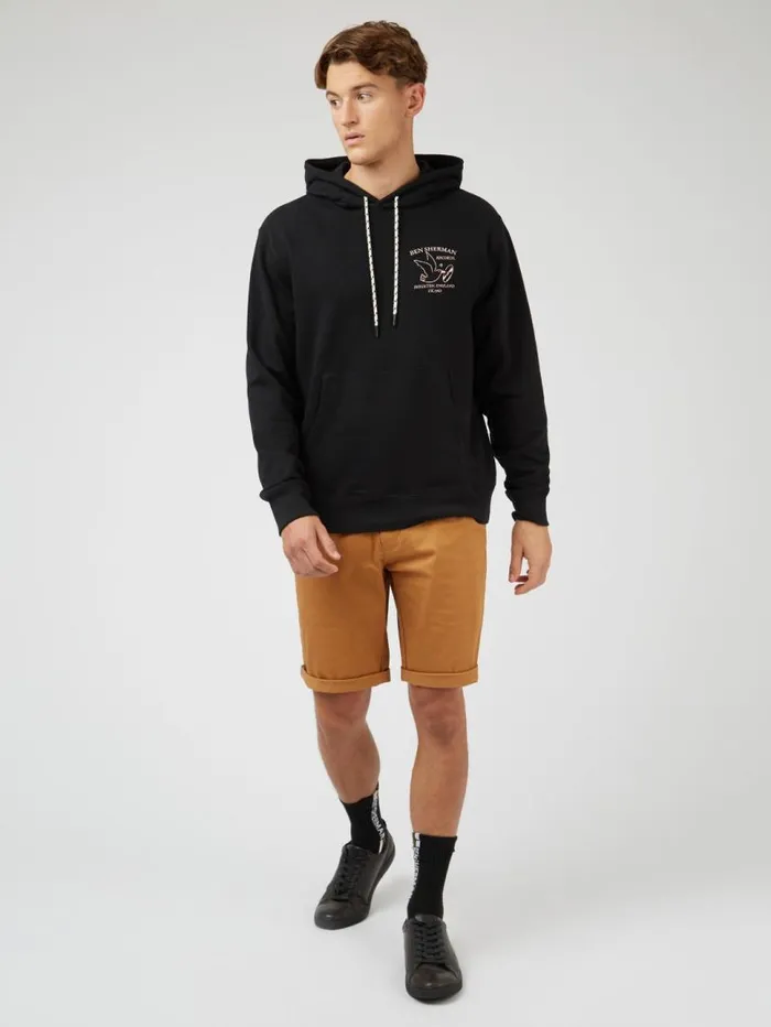Men Ben Sherman Sweatshirts and Hoodies Brighton Records Graphic Hoodie Men Ben Sherman Sweatshirts and Hoodies Brighton Records Graphic Hoodie