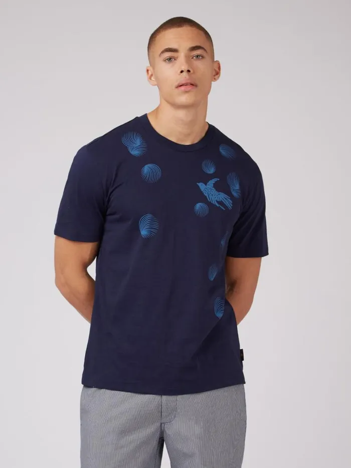 Men Ben Sherman TShirts and Graphic Tees B By Bird Graphic Tee 8211 Marine Men Ben Sherman TShirts and Graphic Tees B By Bird Graphic Tee 8211 Marine